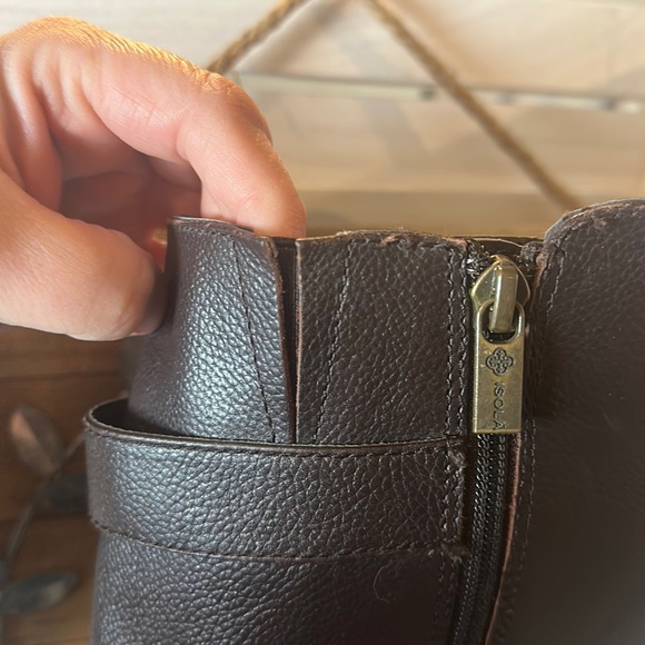 Isola Heeled Boots Dark Brown - Picture 8 of 10